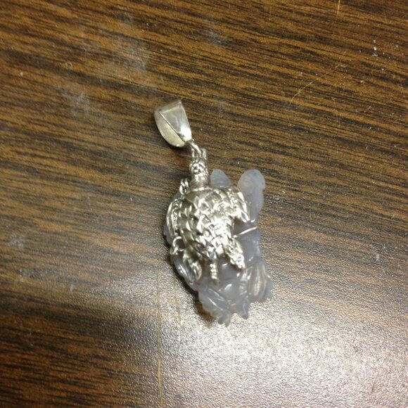 Sea Turtle Pendant in Sterling Silver - Picture 1 of 6